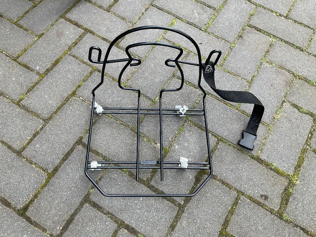 Tassenrek fiets voor op bagagedrager, Ophalen, Gebruikt