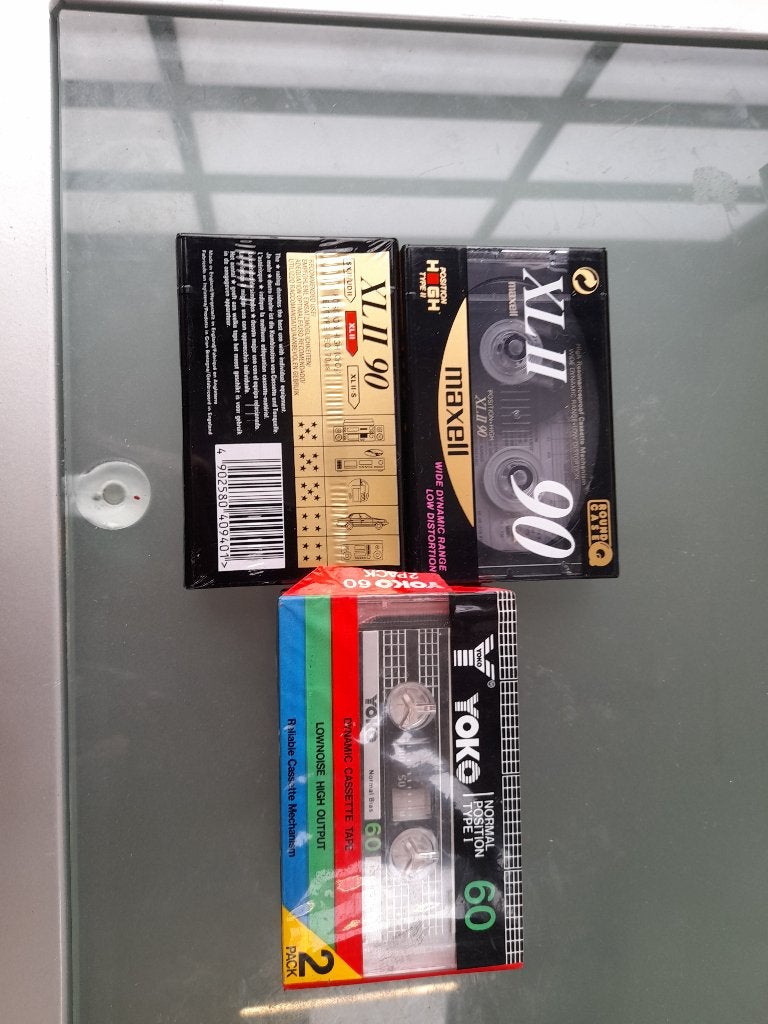 Cassettebandjes 4 stuks nieuw, Overige genres, Nieuw in verpakking, Onbespeeld, Verzenden