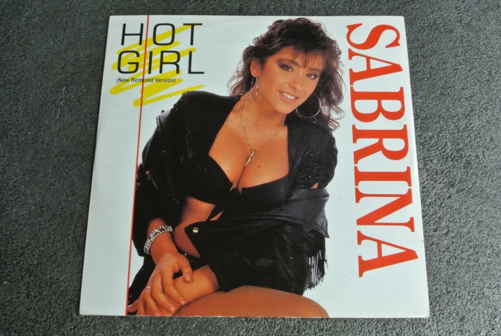 Sabrina - Hot Girl (New Remixed Version) (12”), LP, Originele persing, Ophalen of Verzenden, Zo goed als nieuw