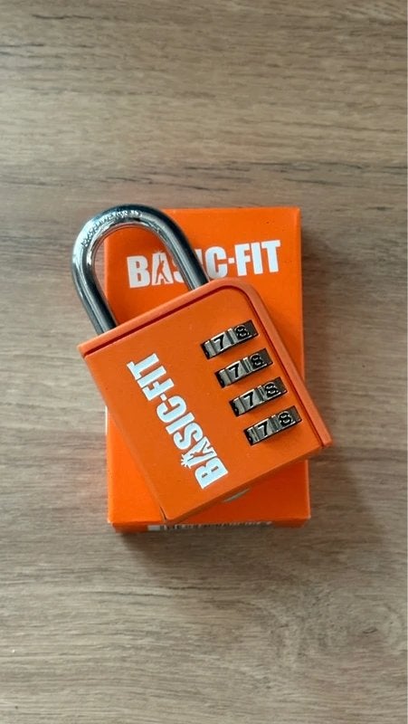basic-fit cijferslot / hangslot, Ophalen of Verzenden, Nieuw, Slot