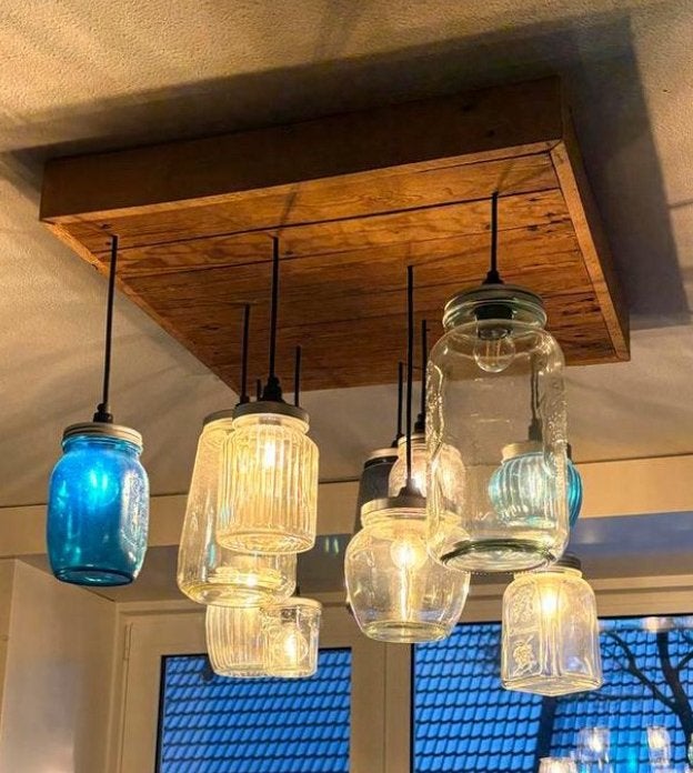 Hele bijzondere orginele hanglamp., Huis en Inrichting, Lampen | Hanglampen, Ophalen, Gebruikt