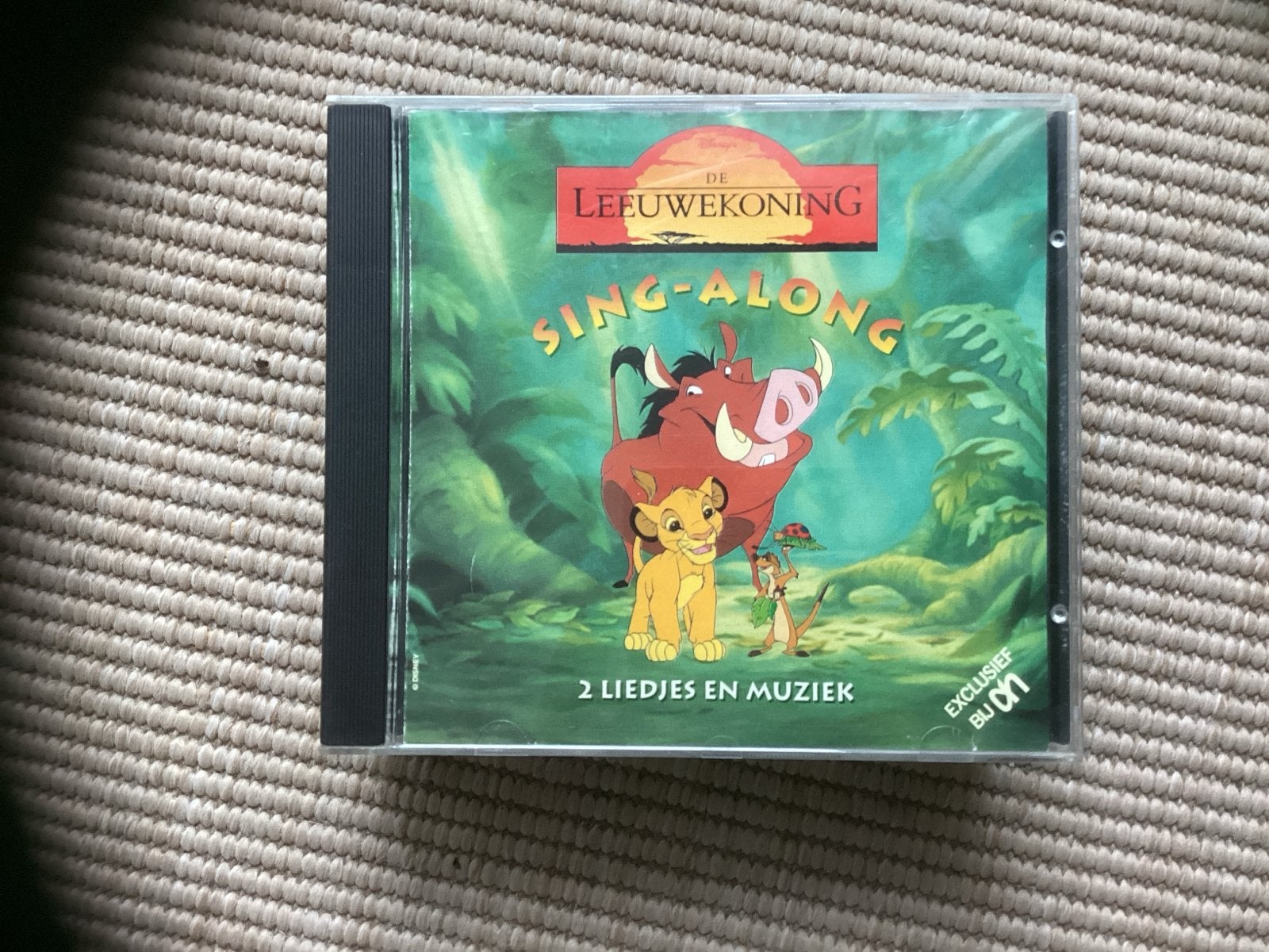 De Leeuwenkoning Sing-Along CD - 2 Liedjes en Muziek, Cd's en Dvd's, Gebruikt, Ophalen of Verzenden, 3 tot 5 jaar, Single