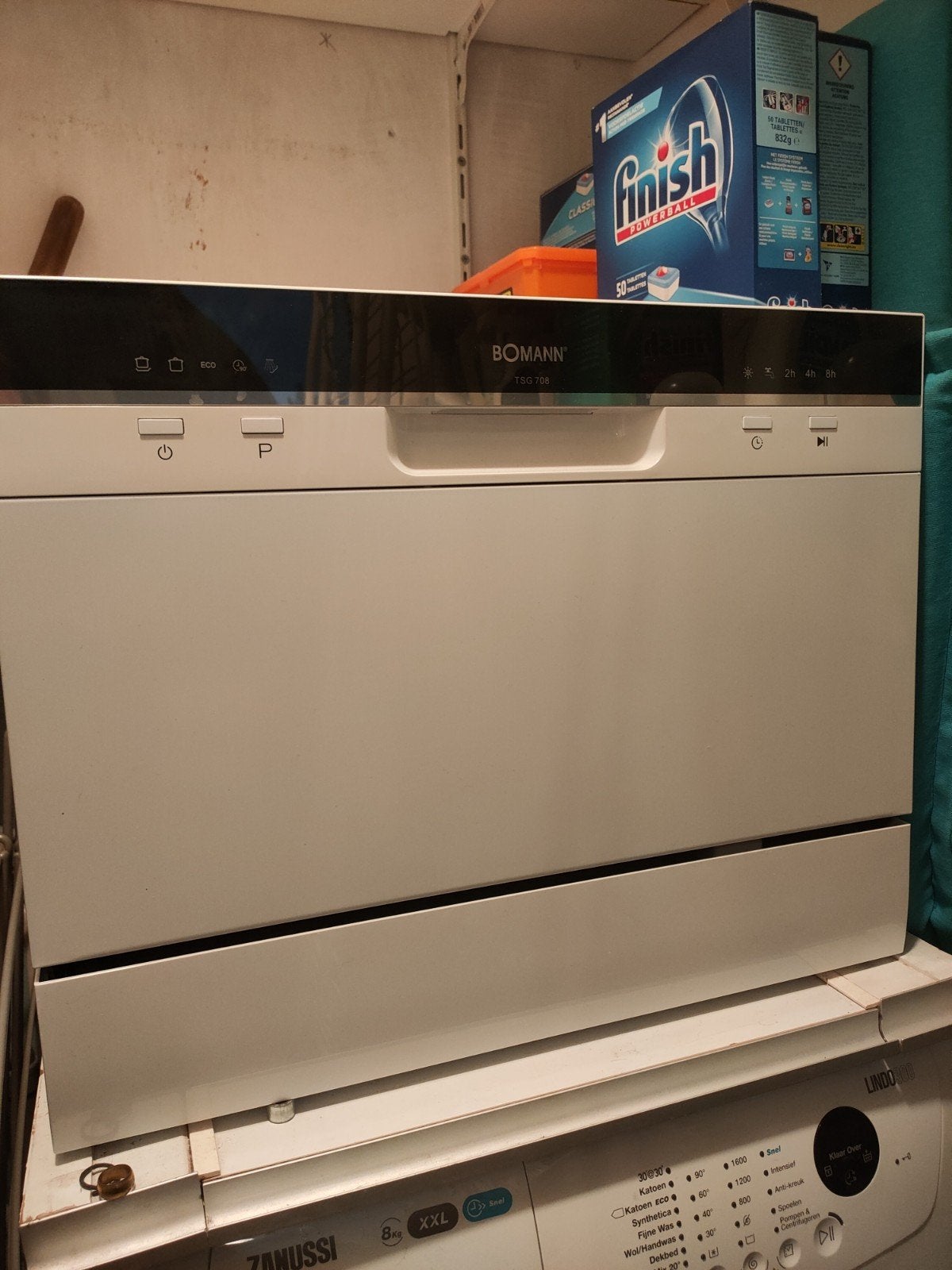 Bomann TGG 708 Tafelvaatwasser - Compact en Efficiënt, Witgoed en Apparatuur, Vaatwasmachines, Gebruikt, Minder dan 85 cm, Minder dan 10 liter
