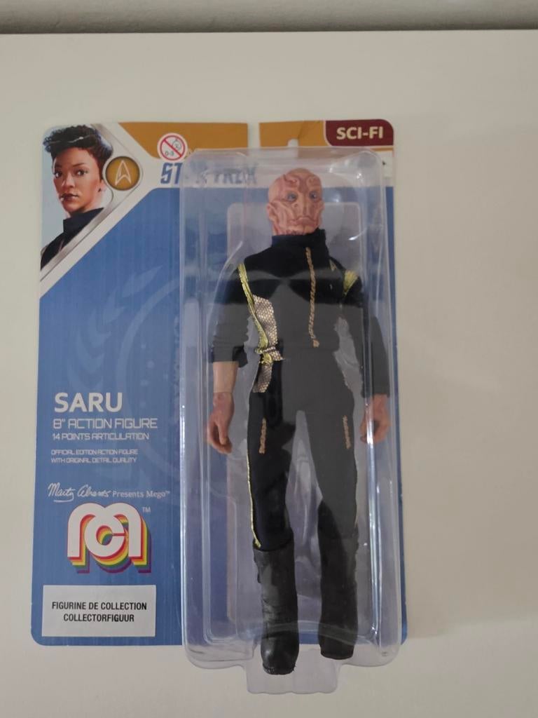 Star Trek Discovery Saru 8" Action Figure Mego Corp, Ophalen of Verzenden, Nieuw