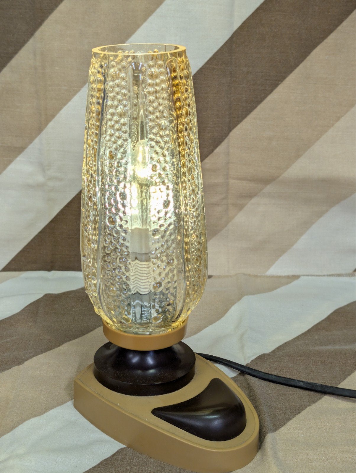 Paul Neuhaus Tafellamp - Vintage Design, Ophalen of Verzenden, Gebruikt, Glas