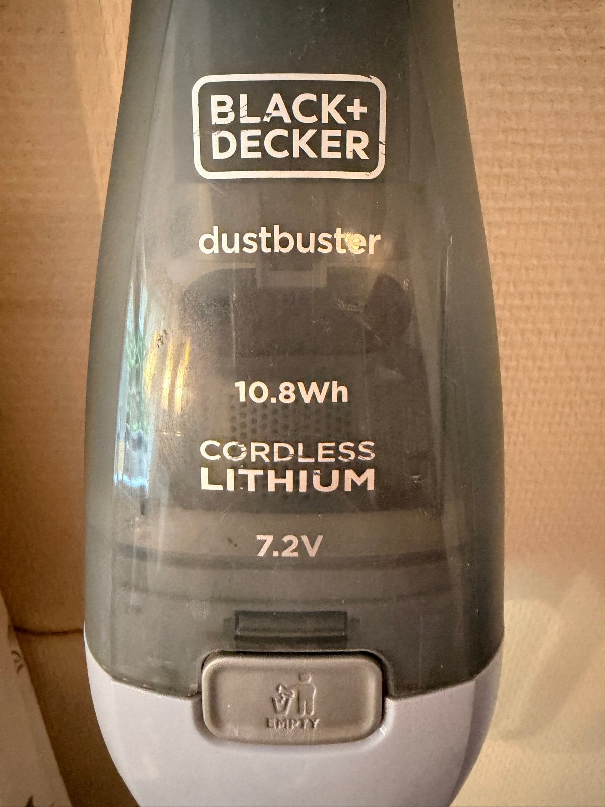 Black+Decker Dustbuster Kruimeldief 10.8Wh 7.2V, Ophalen, Overige merken, Gebruikt, Kruimeldief