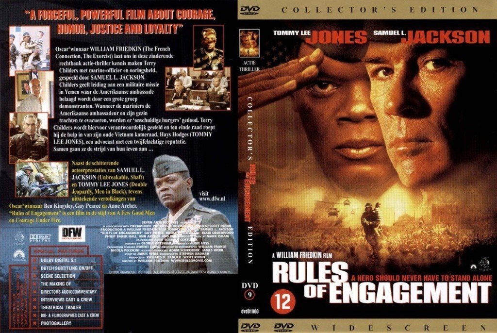 Rules Of Engagement (Tommy Lee Jones-Samuel L Jackson), Engels, Actie, Ophalen of Verzenden, Zo goed als nieuw