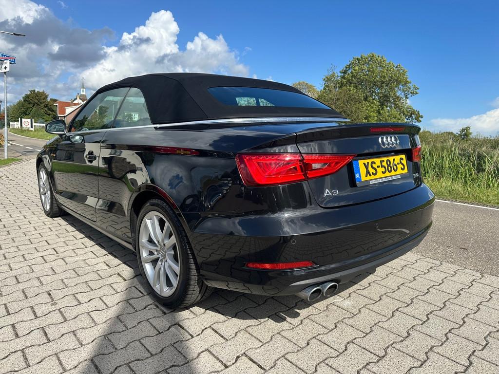 Audi A3 Cabriolet 1.4 TFSI CoD Ambition Pro Line S, Leder, X, Auto's, Gebruikt, Euro 6, 4 cilinders, Zwart