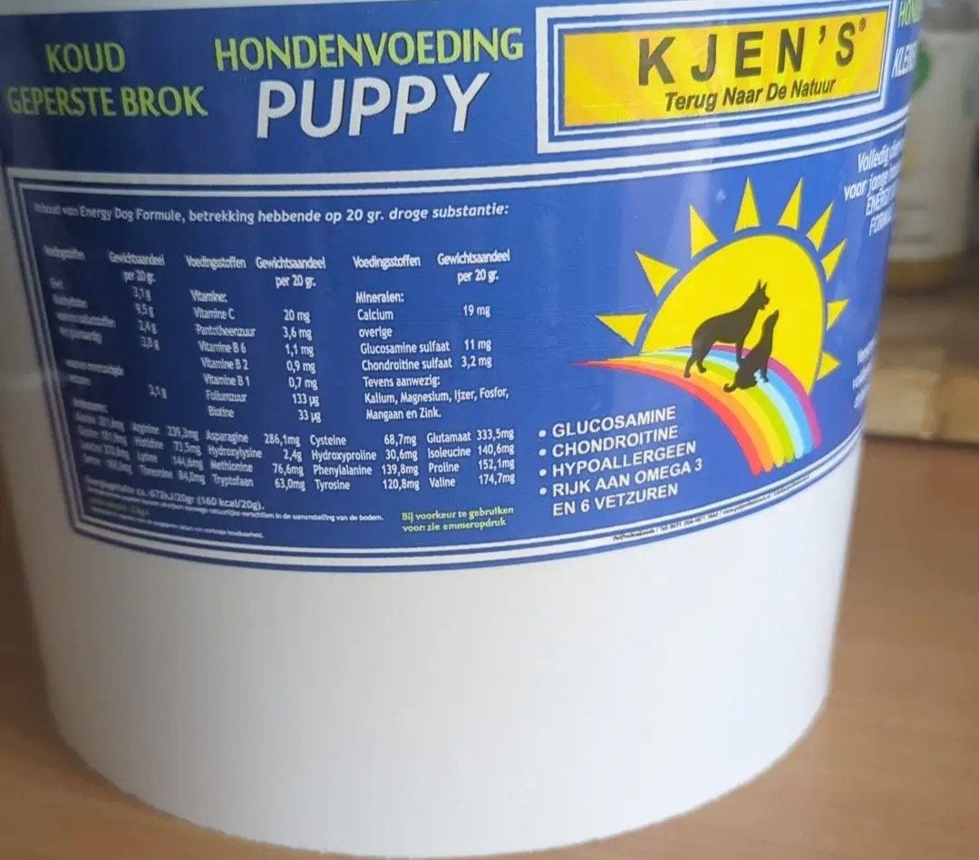 Kjen puppy voeding geperste brok, Ophalen of Verzenden, Hond