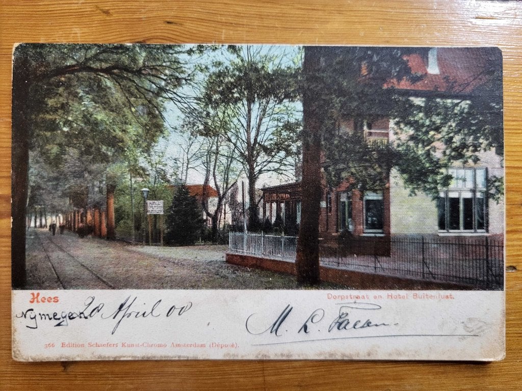 ansicht HEES Dorpsstraat Dorpstraat Hotel 1908, Ophalen of Verzenden, Voor 1920, Gelderland