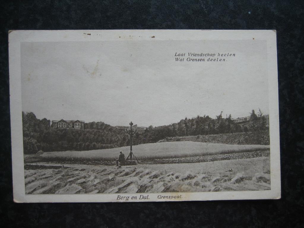 BERG EN DAL Grenspaal, Ophalen of Verzenden, 1920 tot 1940, Gelderland