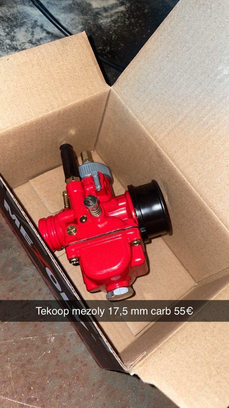Mezoly 17,5 mm Carburateur - Nieuwstaat, Fietsen en Brommers, Ophalen of Verzenden, Nieuw, Carburateur