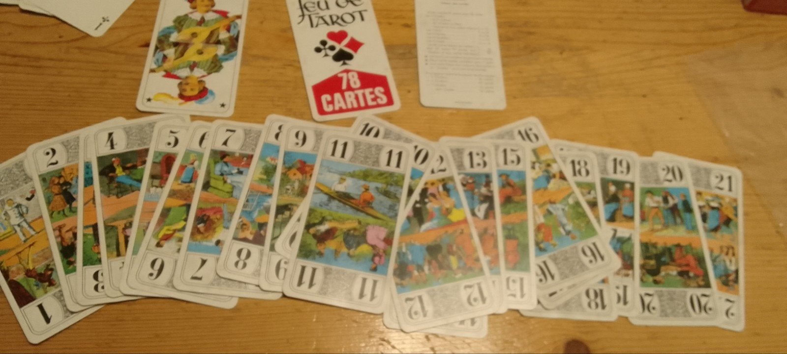 Tarot kaart spel 78 kaarten, Ophalen, Zo goed als nieuw, Speelkaart(en)