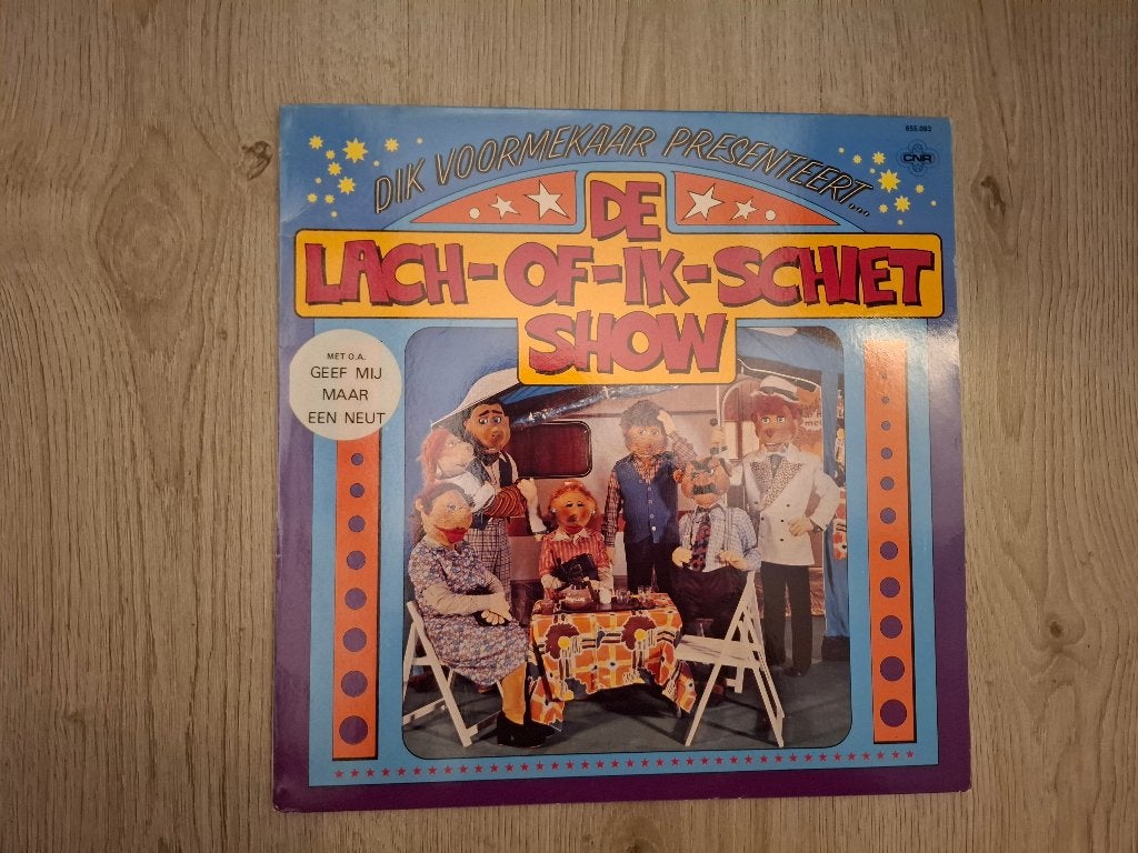 LP Dik Voormekaar – Presenteert... De Lach Of Ik Schiet-Show, LP, Gebruikt, Ophalen of Verzenden, Beschermende buitenhoes