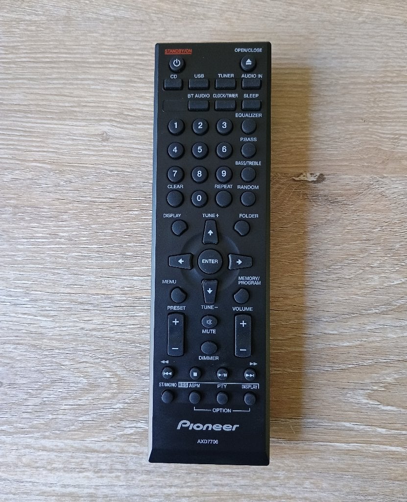 nr2 Pioneer axd7706 afstandsbediening origineel axd 7706, Audio, Tv en Foto, Ophalen of Verzenden, Gebruikt, Origineel, Receiver of Versterker