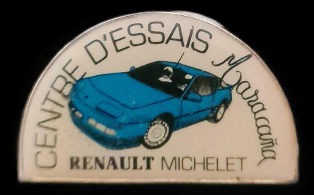 Renault Michelet Alpine pin, Verzamelen, Verzenden, Nieuw, Transport, Speldje of Pin