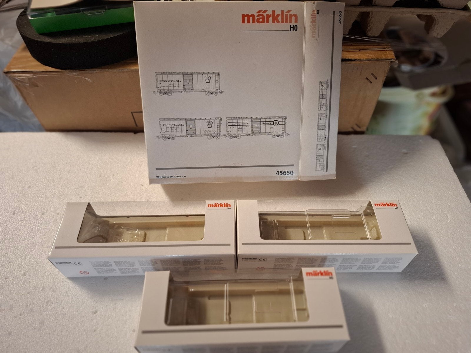 Marklin lege set doos usa 45650, Wisselstroom, Wagon, Ophalen of Verzenden, Zo goed als nieuw