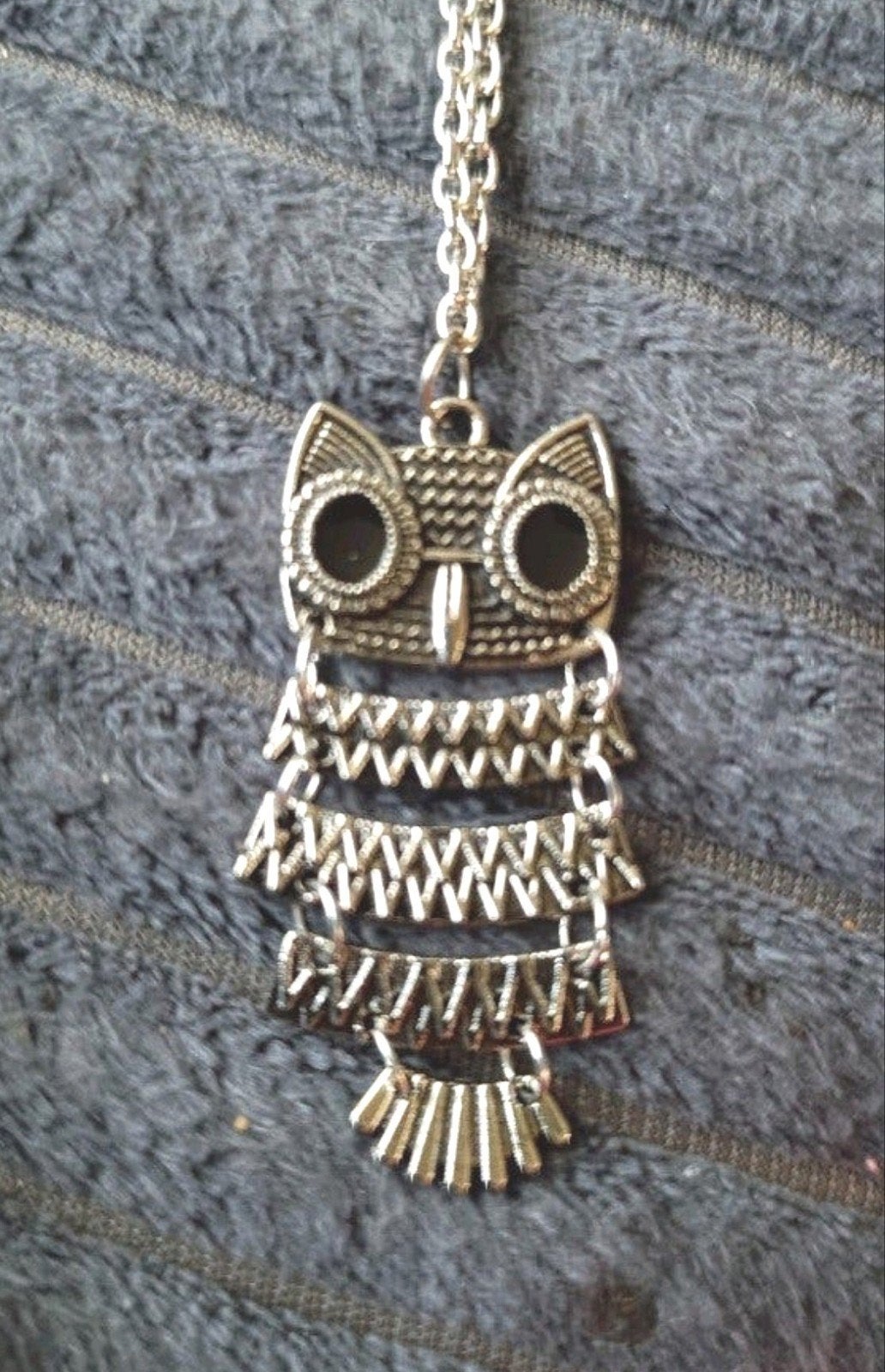 ketting grote Uil, Verzenden, Nieuw, Zilver, Met hanger