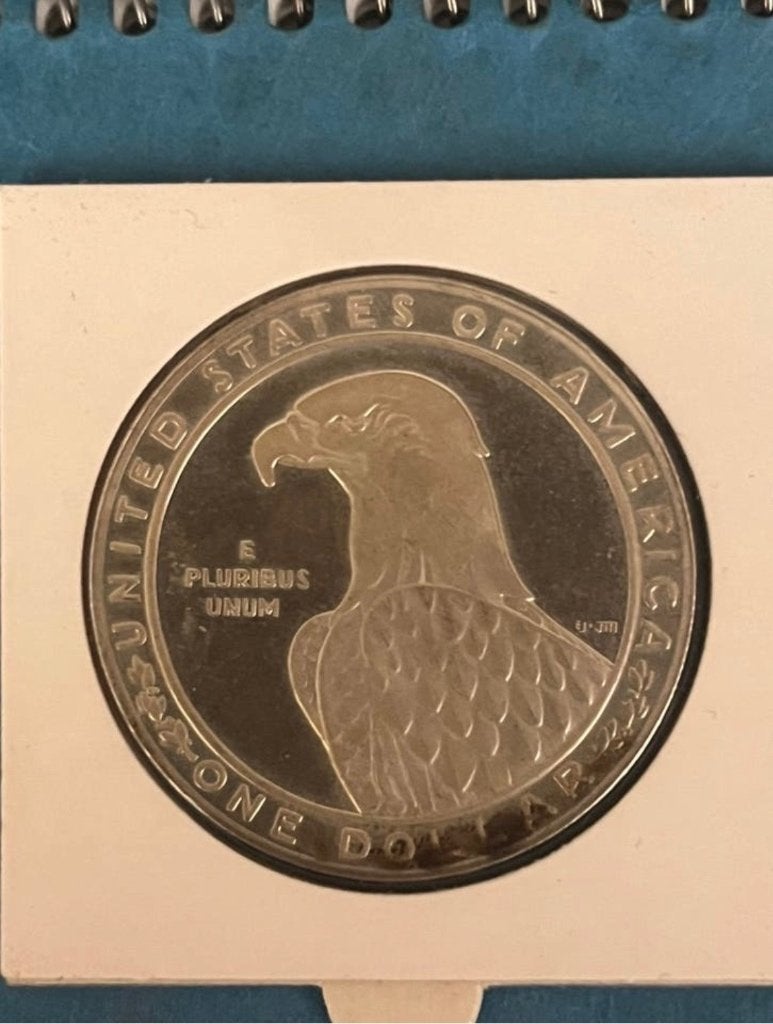 Zilveren Amerikaanse dollar, Postzegels en Munten, Munten | Amerika, Ophalen of Verzenden, Noord-Amerika, Losse munt, Zilver