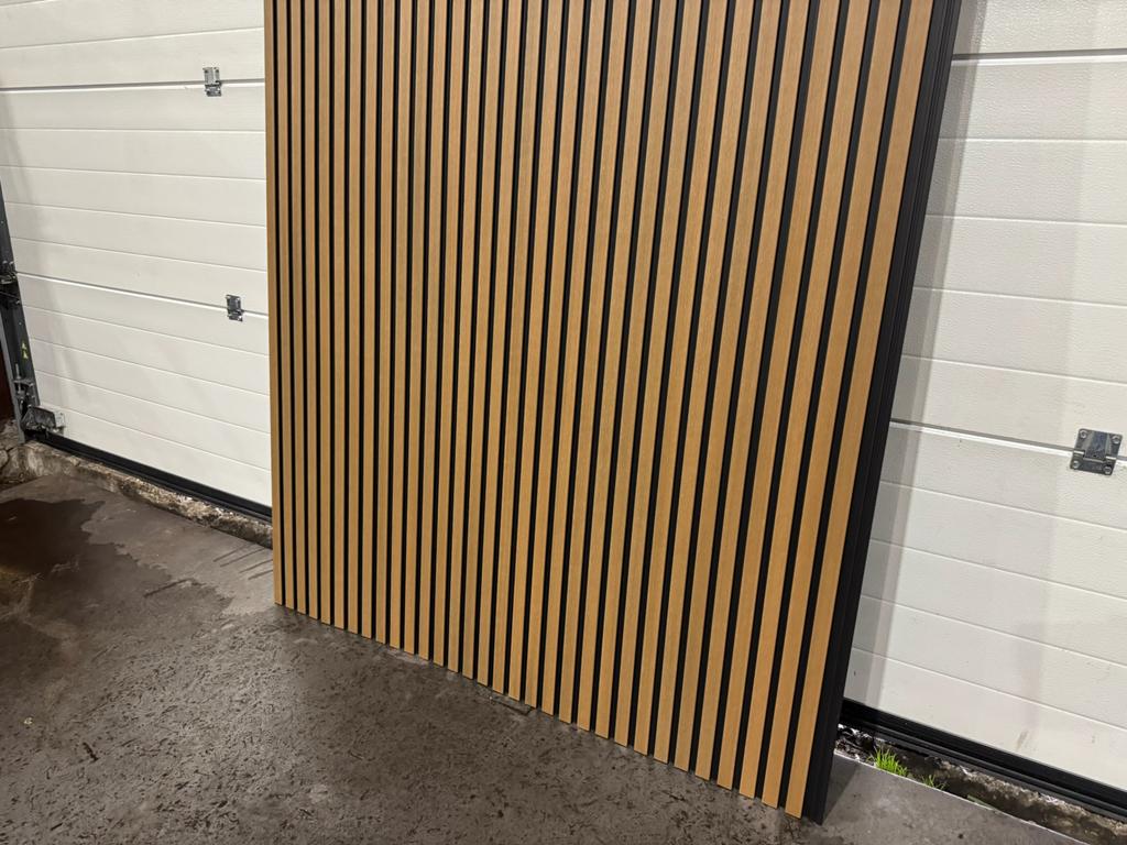 Wandbekleding/ Gevelbekleding Composiet Teak 2900 mm 16mm, Doe-het-zelf en Verbouw, Platen en Panelen, Ophalen of Verzenden, Nieuw