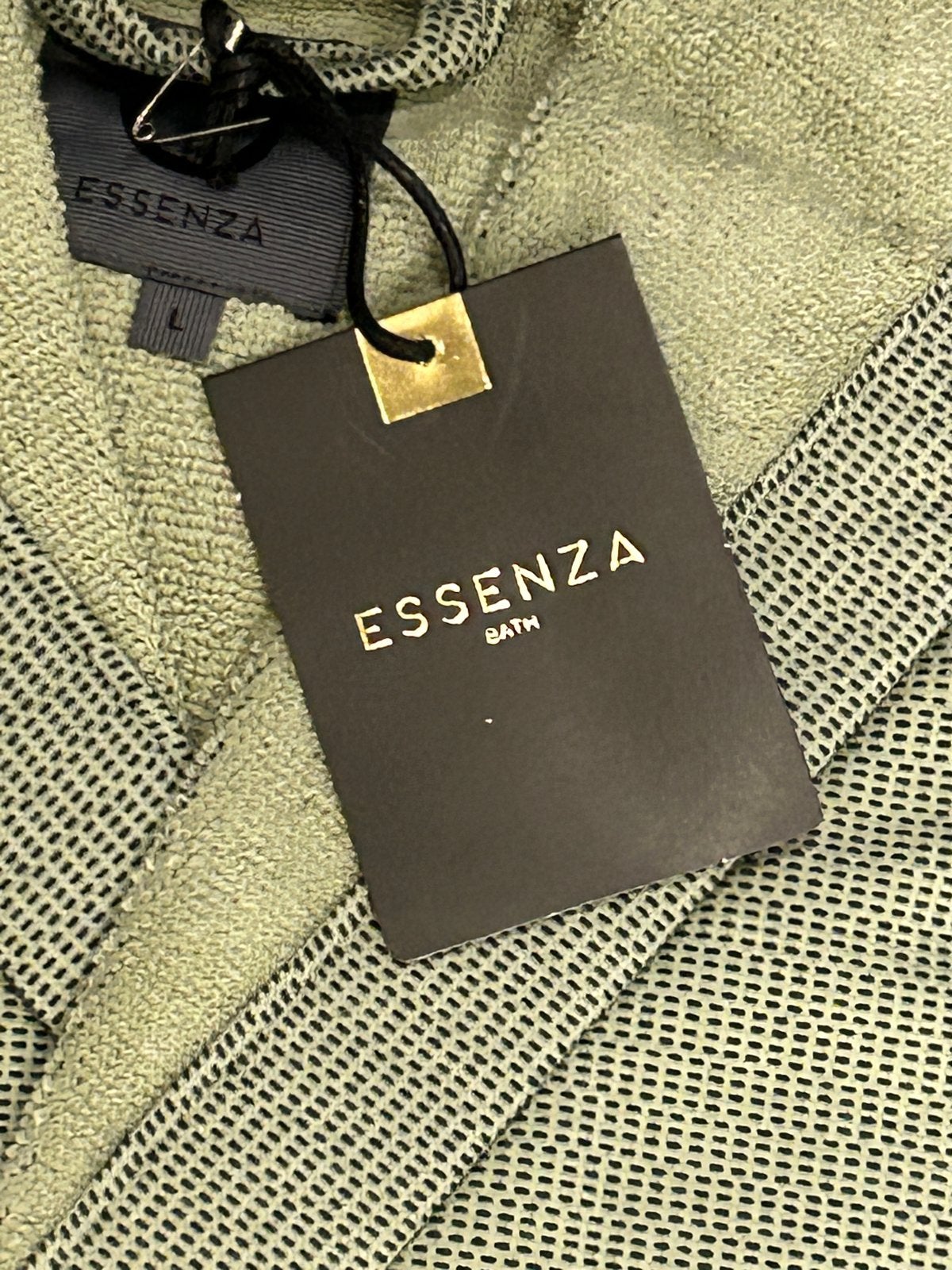 Essenza Brooke Badjas Groen Maat L - Nieuw met label, Ophalen, Overige merken, Overige typen, Nieuw