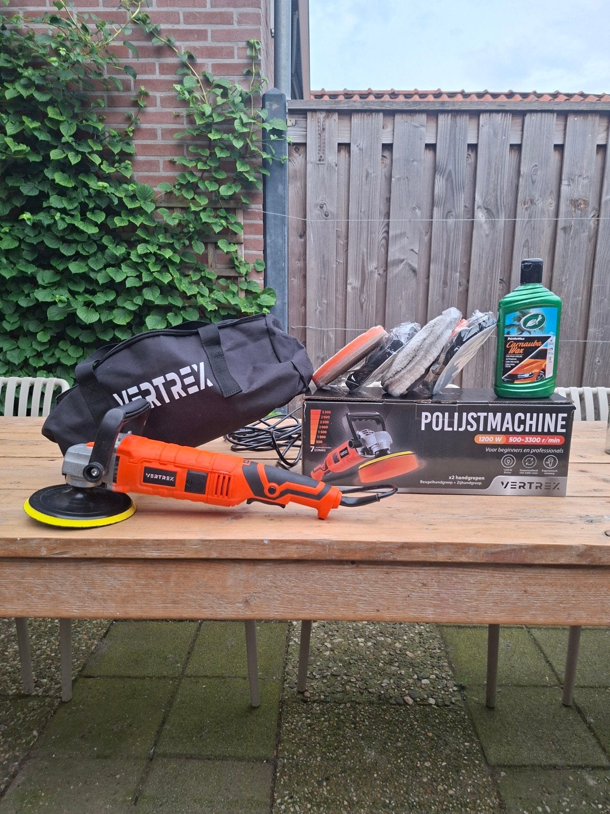 Vertrex Polijstmachine Set - Multifunctioneel, Ophalen, Nieuw