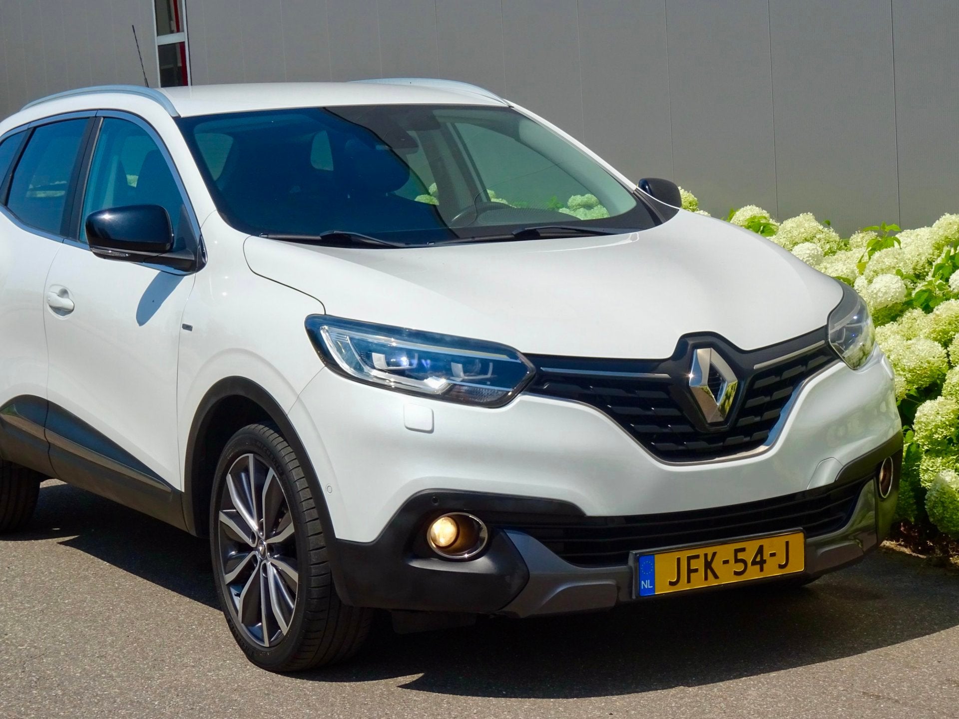Renault KADJAR 1.2 TCe BOSE // PEARL-WHITE / LEER / 19INCH, Voorwielaandrijving, Kadjar, Parkeersensor, Gebruikt