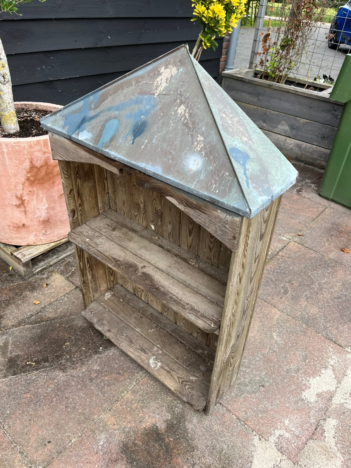 Tuinkast, Tuin en Terras, Ophalen, Gebruikt, Hout