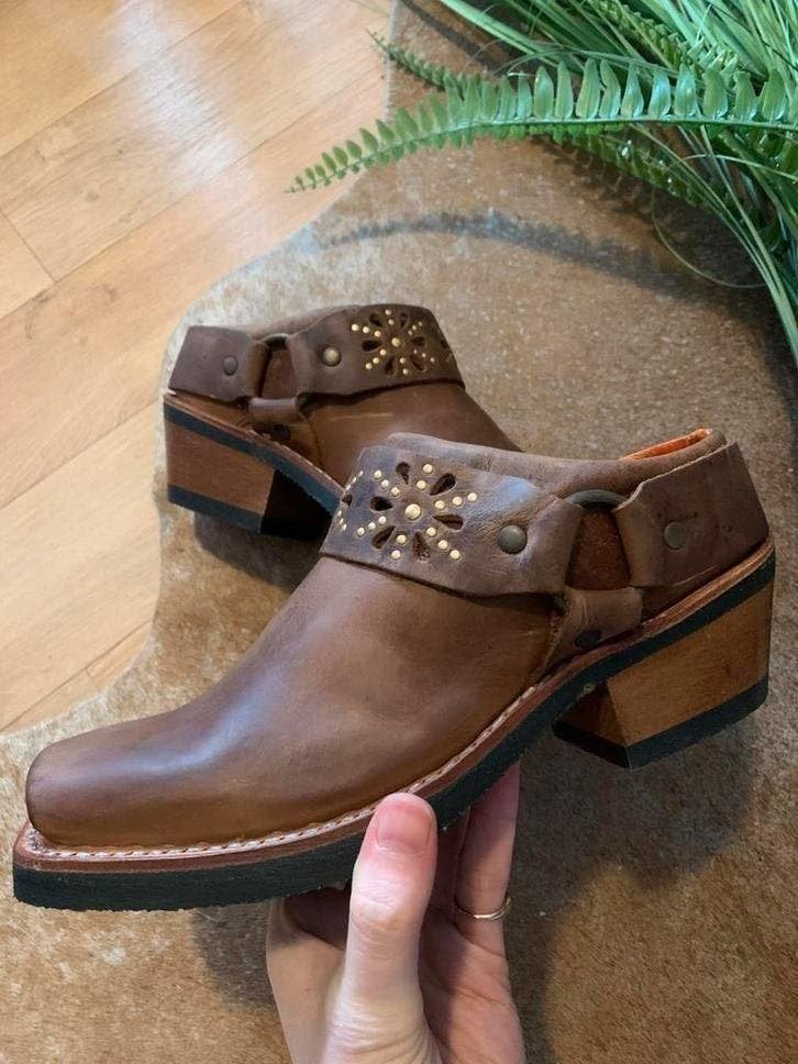 Frye bikerboots 36 37 western boots muiltjes clogs, Kleding | Dames, -, Nieuw, -, -