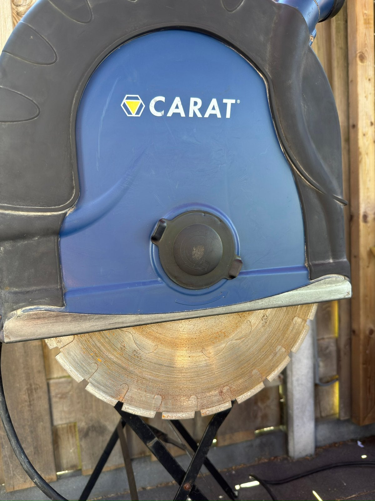Carat w-3714 muurzaag diamantzaag betonzaag, Ophalen of Verzenden, Zo goed als nieuw, 1200 watt of meer, 70 mm of meer