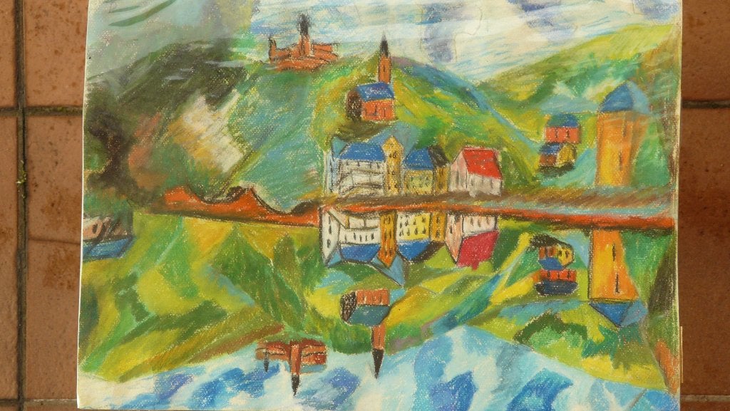 map met 29 tekeningen door P. van Bussel, Ophalen of Verzenden