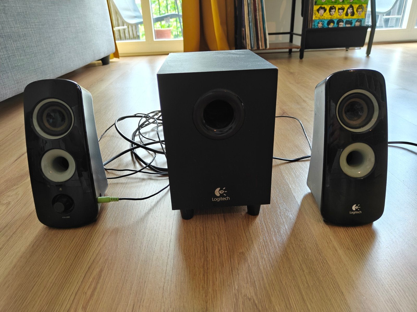 Logitech Z323 Speaker System - 2.1 Geluid met Diepe Bas, Ophalen of Verzenden, Gebruikt, Audiokanaal 2.1, Logitech
