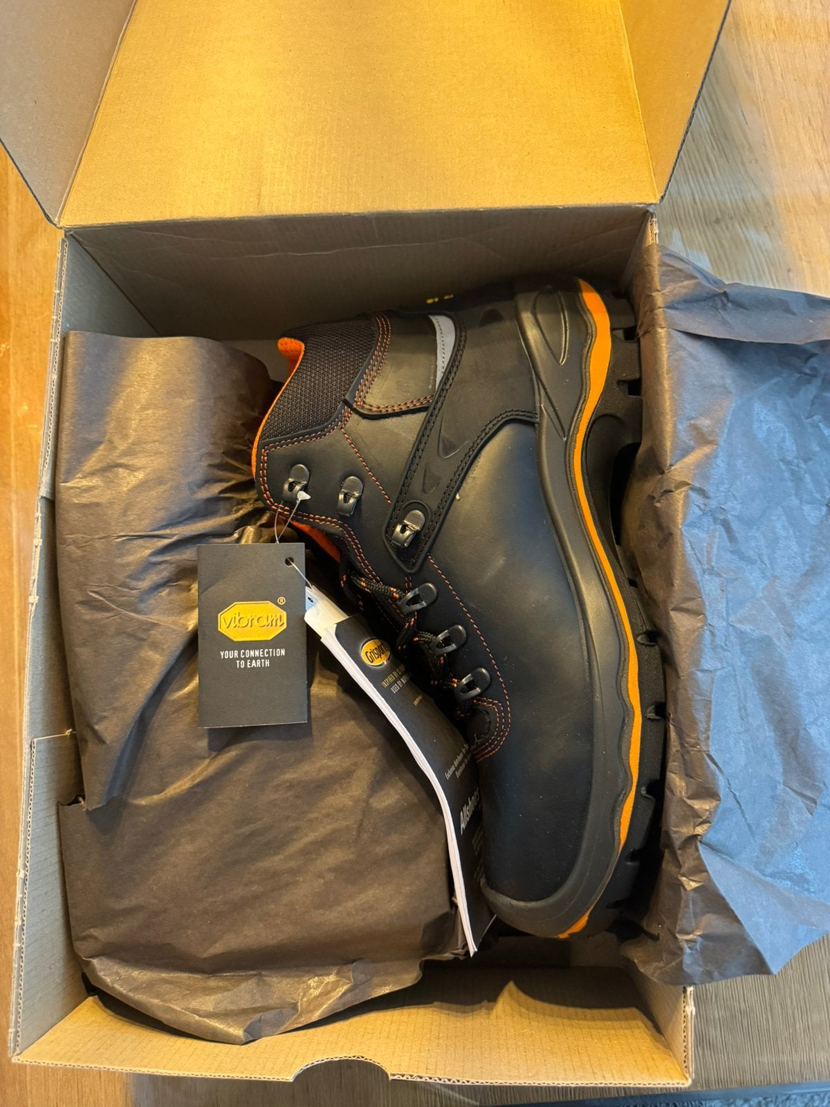 Gri sport hoge schoenen nieuw black/oranje 44, Ophalen of Verzenden, Nieuw