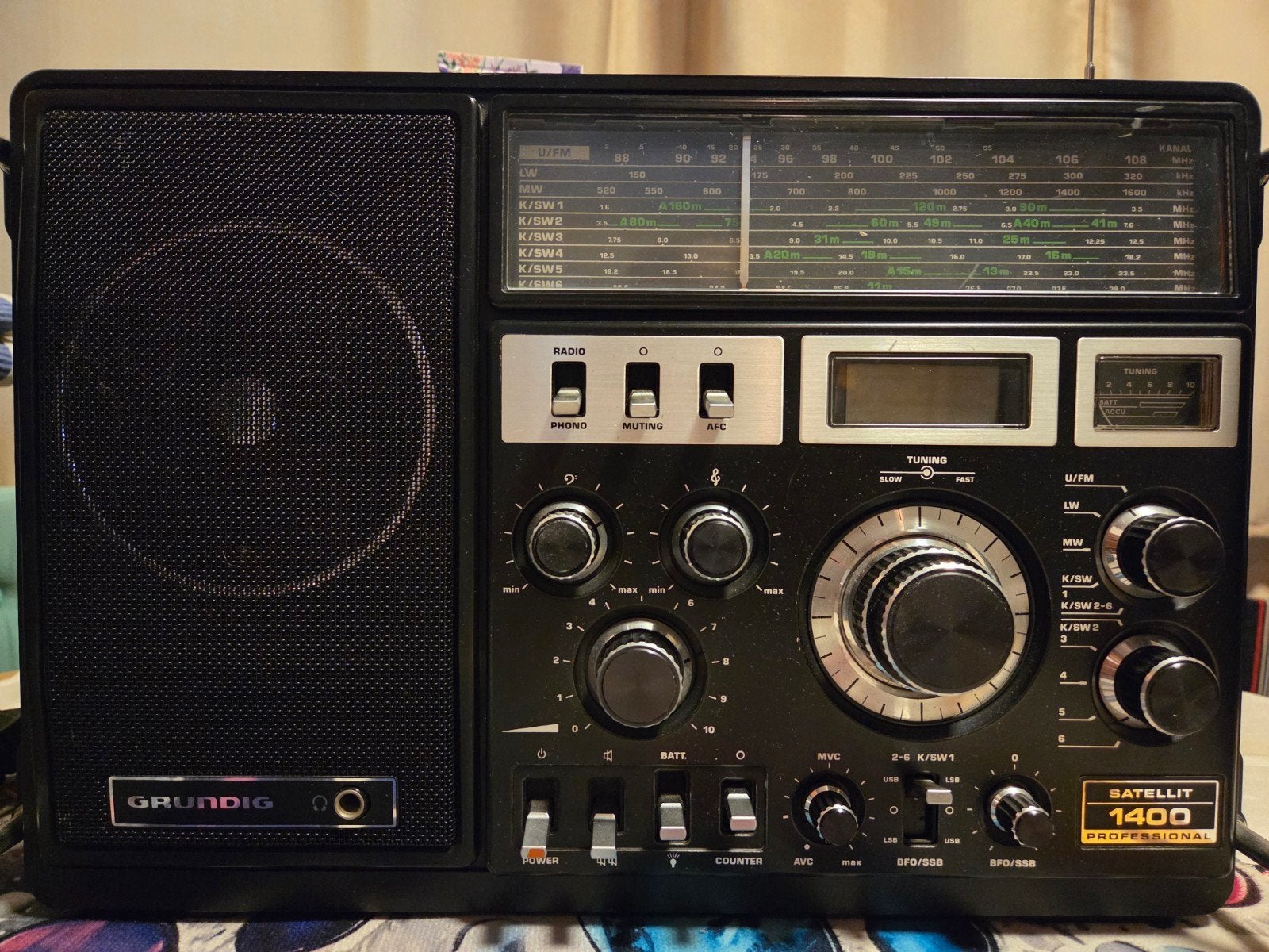 Grundig Satellit 1400 Professional Wereldontvanger, Ophalen of Verzenden, Gebruikt, Wereldontvanger