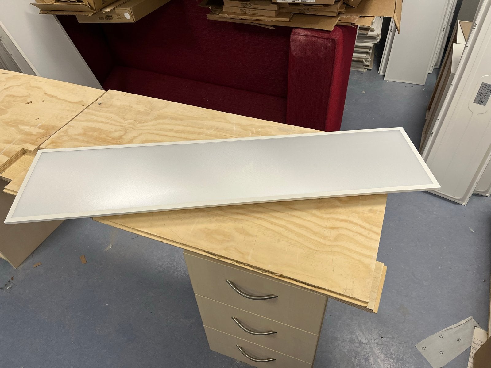 Noxion LED Panelen Ecowhite V4.0 30x120cm - Zo goed als nieu, Ophalen, Zo goed als nieuw, Wit, Overige merken