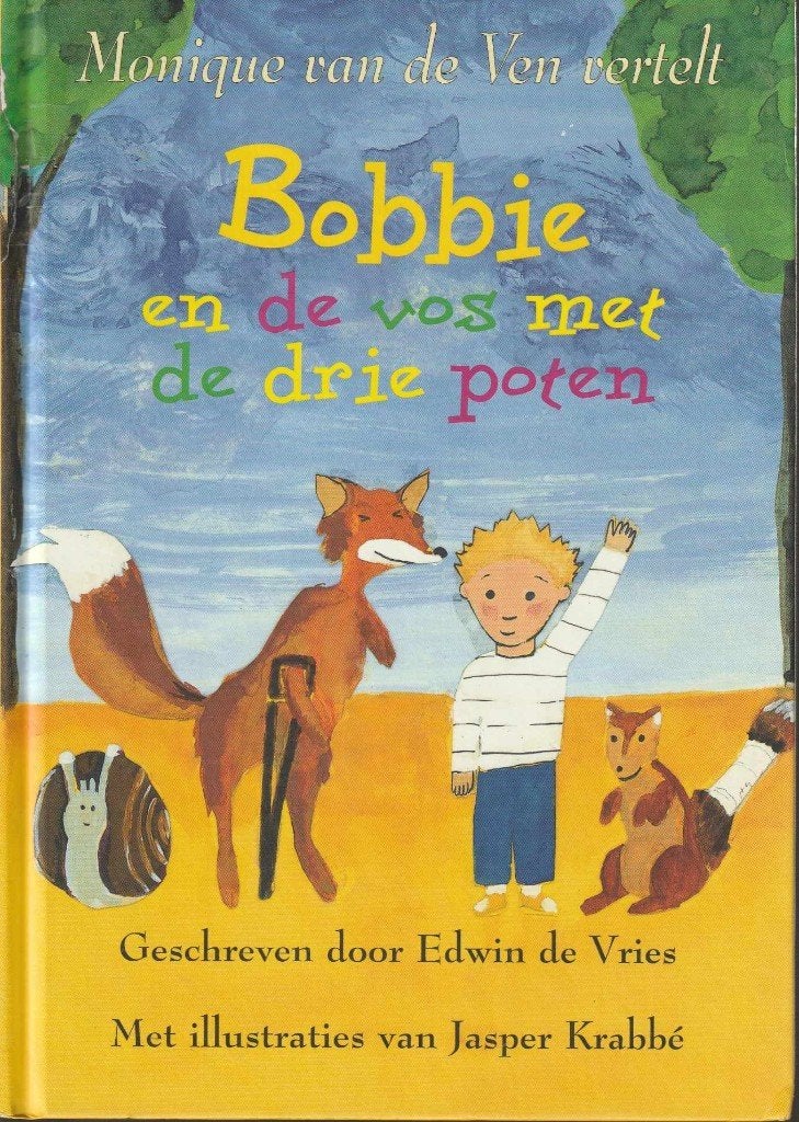 Bobbie en de vos met de drie poten - Edwin de Vries, Ophalen of Verzenden, Zo goed als nieuw, Monique van de Ven, Fictie algemeen