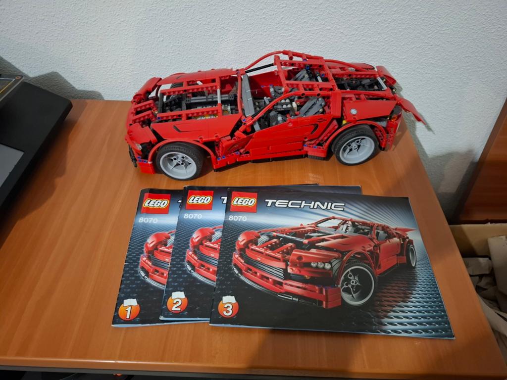Lego technic 8070 supercar, Gebruikt, Lego, Ophalen of Verzenden, Racers