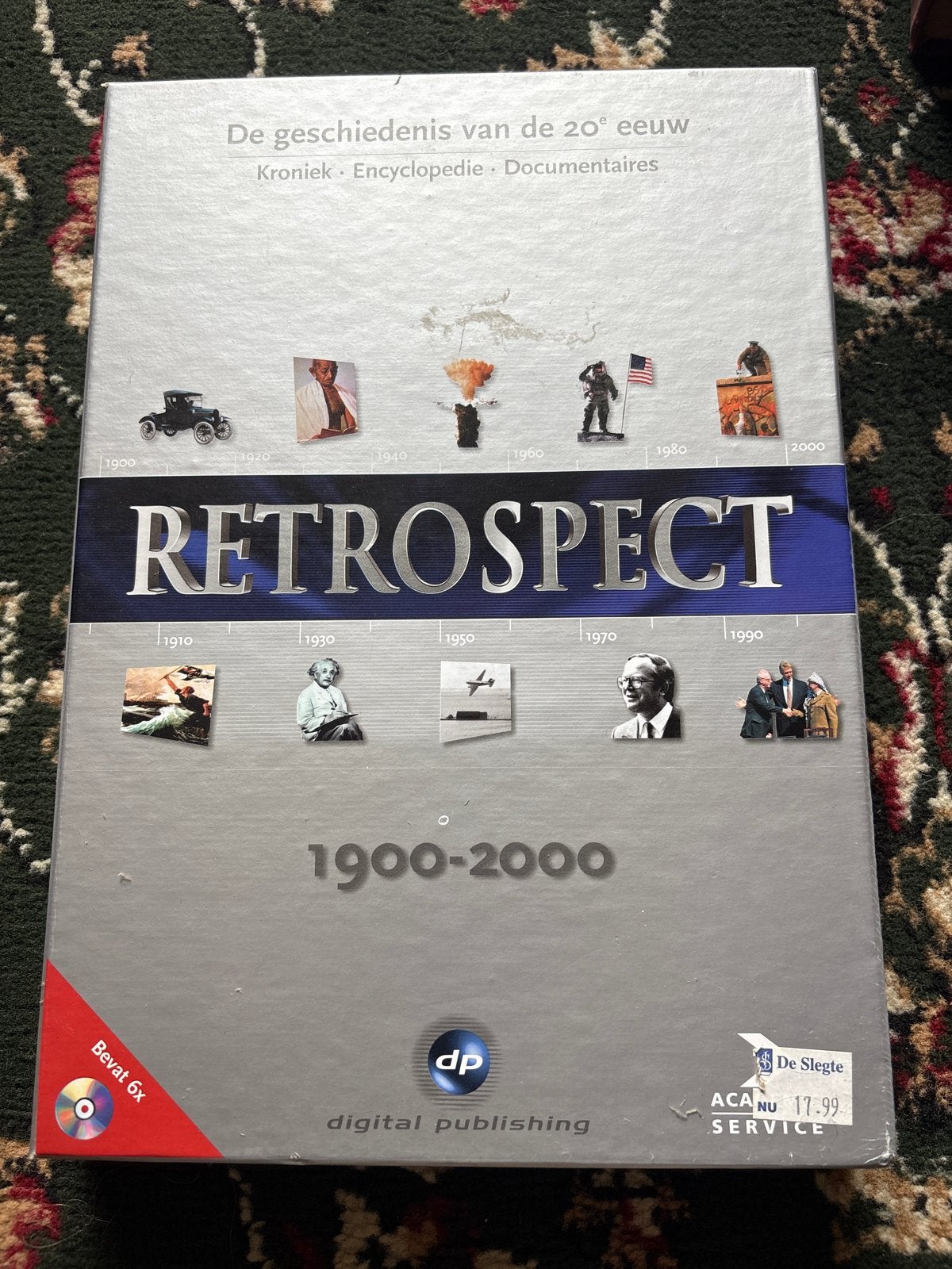 Retrospect: De geschiedenis van de 20e eeuw (CD-ROM), Ophalen of Verzenden, Zo goed als nieuw, Algemeen, Complete serie