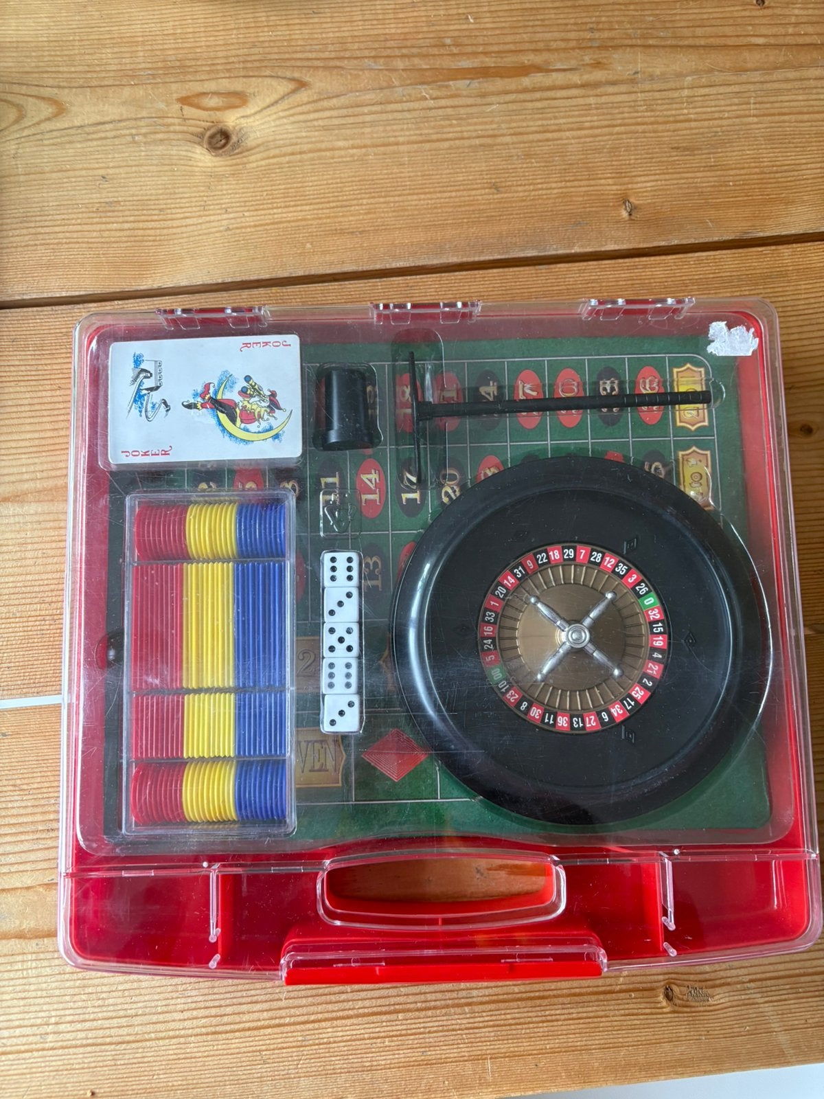 Casino set, Ophalen of Verzenden, Zo goed als nieuw