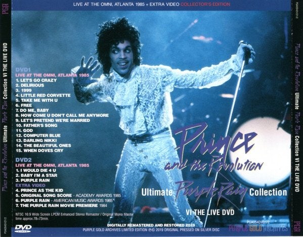 Prince-The Omni 1985 Atlanta Purple Rain Tour 2DVD COMPLETE, Live-album, Nieuw in verpakking, Speciale editie, Verzenden