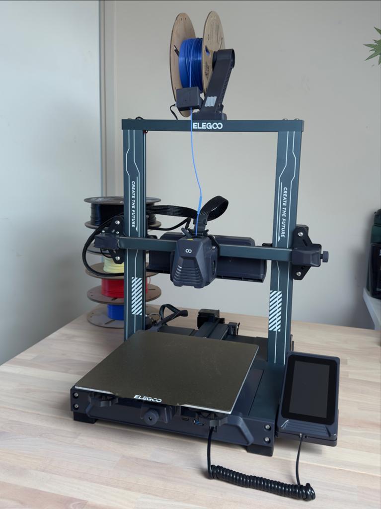 Elegoo Neptune 4 Pro 3D-printer met behuizing, Ophalen, Zo goed als nieuw, Filament