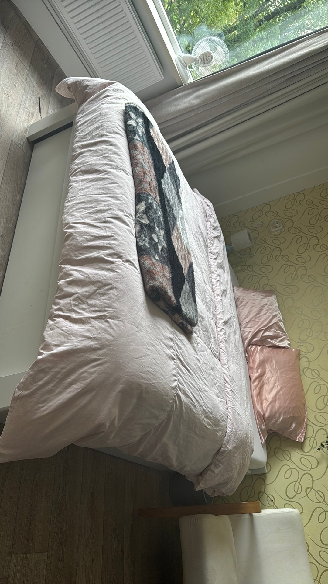 Tweepersoonsbed met opbergruimte - Wit 160, Huis en Inrichting, Ophalen, Gebruikt, Wit, Tweepersoons