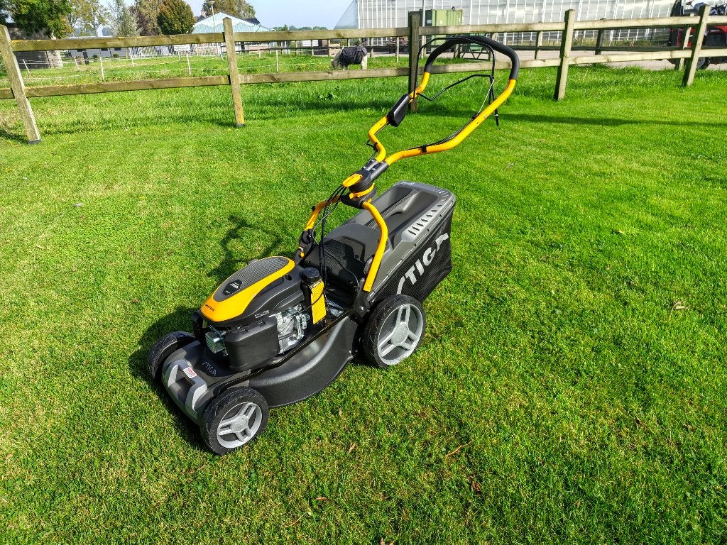 Stiga Combi 748 SE grasmaaier, nieuw! Electrische starter, Ophalen, Cirkelmaaier, -, Stiga