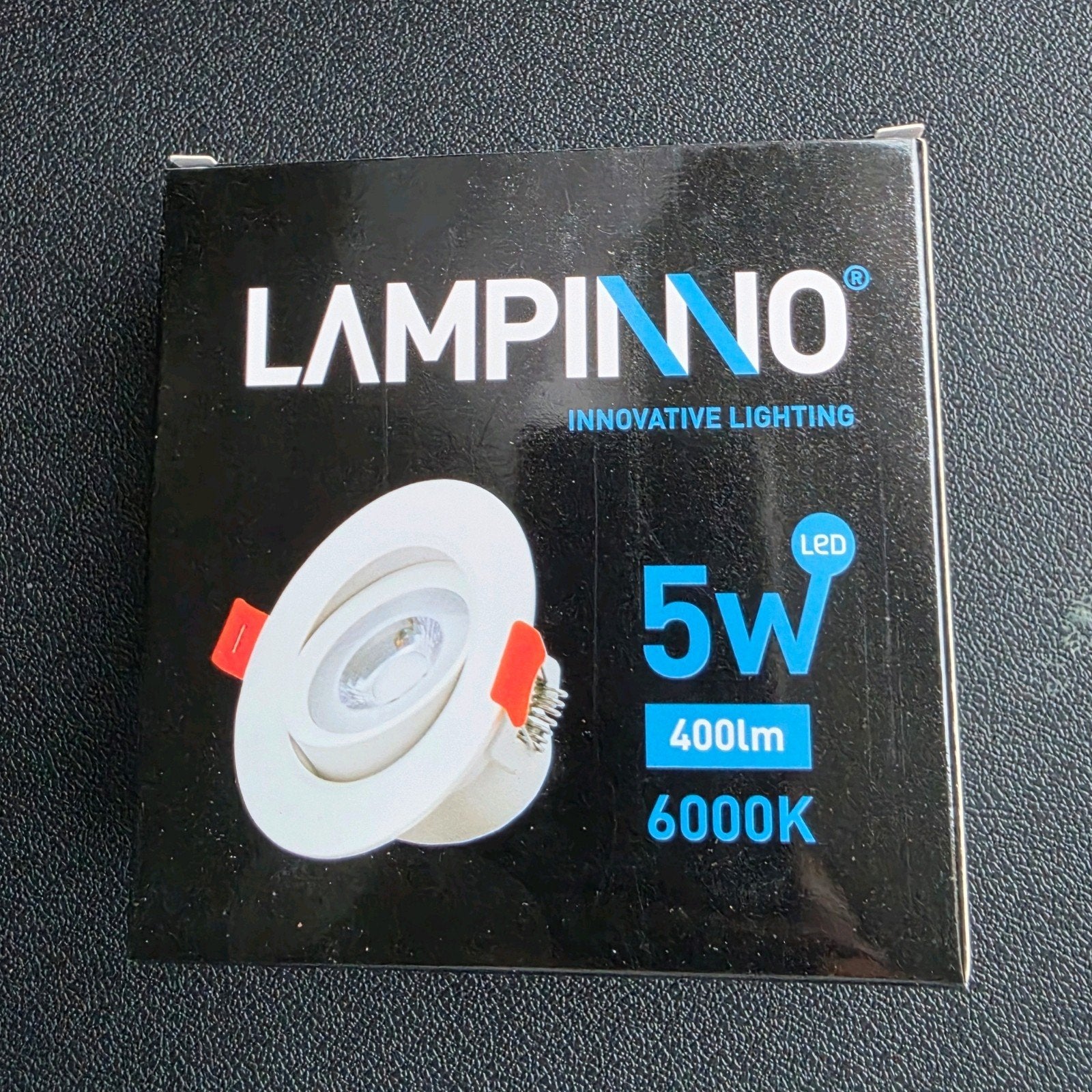 Lampinno LED Inbouwspot (10 stuks), Led-lamp, Nieuw, Daglicht, E27 (groot)