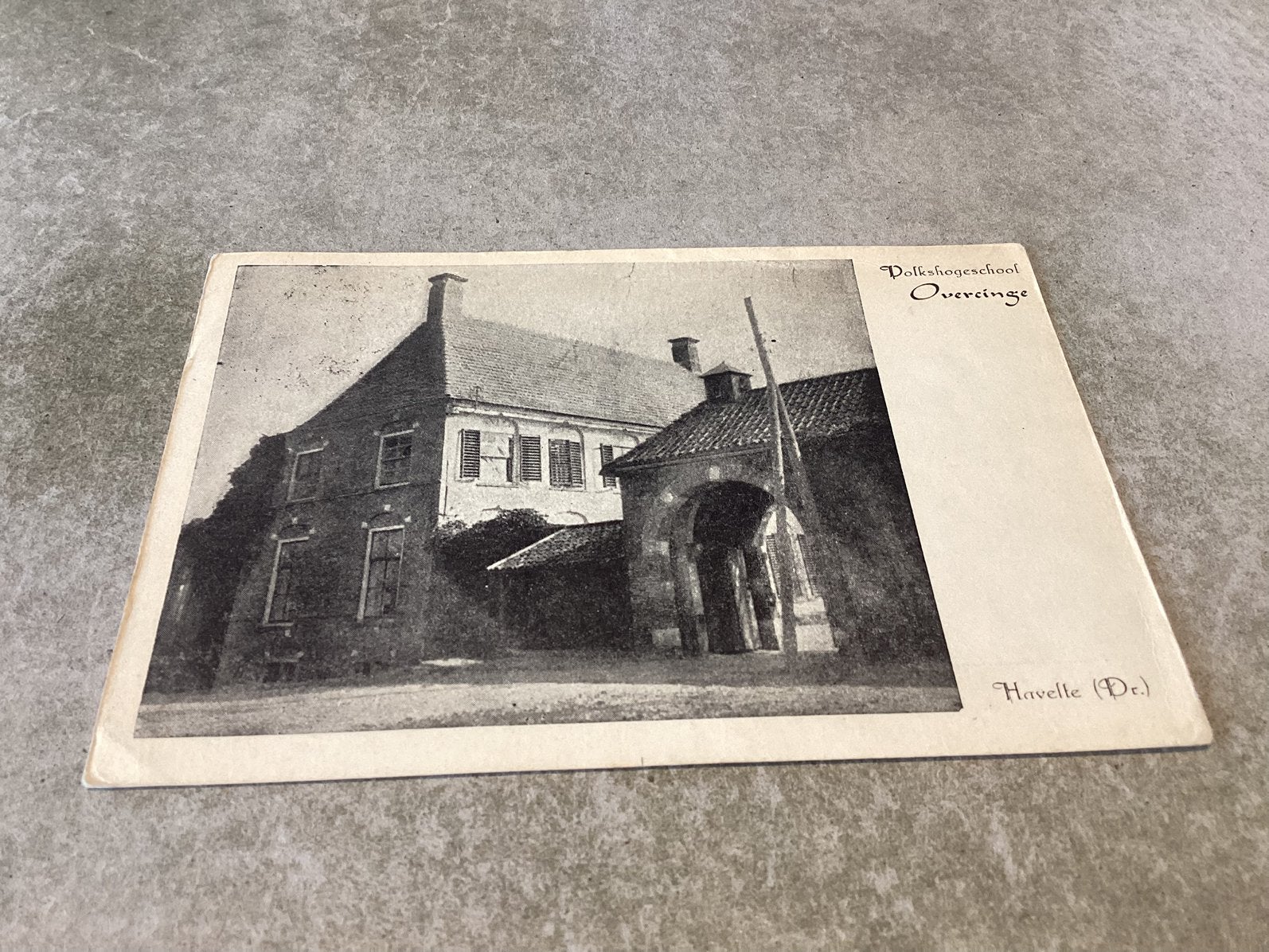 Havelte.     Volkshogeschool Overcinge   1952, Ophalen of Verzenden, 1940 tot 1960