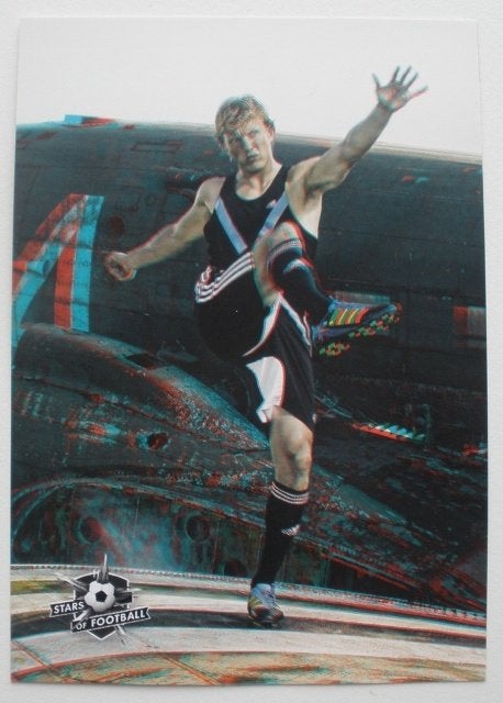 Foto - Dirk Kuyt - Stars of Football - C1000, Ophalen of Verzenden, Zo goed als nieuw, Buitenlandse clubs, Spelerskaart