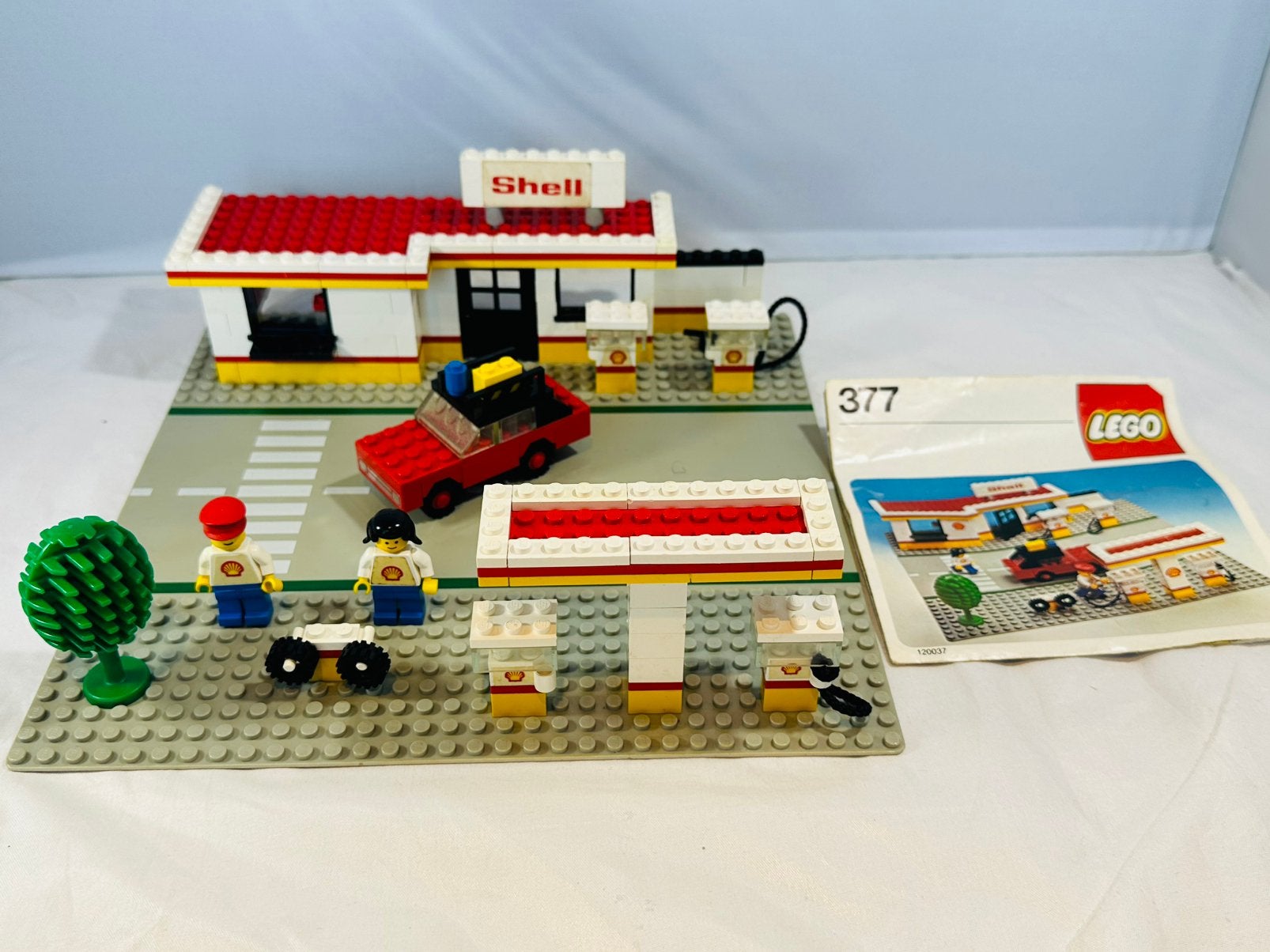 Lego 377 Shell Service Station, Gebruikt, Overige thema's, Lego, Complete set