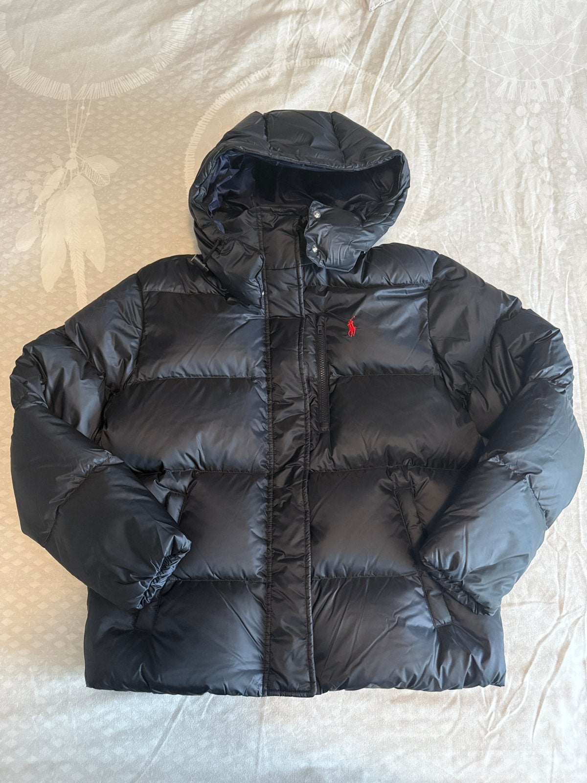 Originele ralph lauren dames winterjas maat m, Ophalen, Nieuw, Maat 38/40 (M), Blauw