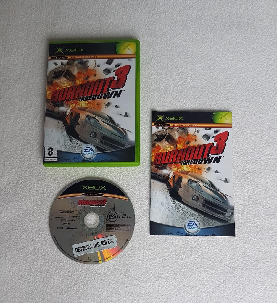 Burnout 3 Takedown (XBOX), Verzenden, Racen en Vliegen, Zo goed als nieuw, 3 spelers of meer