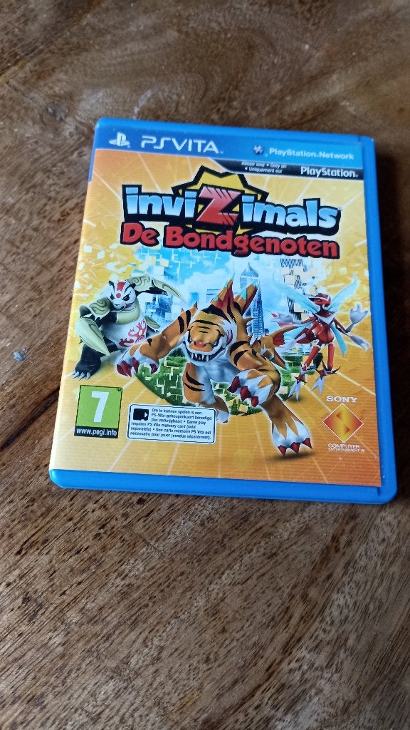 PS Vita Invizimals De bondgenoten, Avontuur en Actie, 1 speler, Ophalen of Verzenden, Zo goed als nieuw